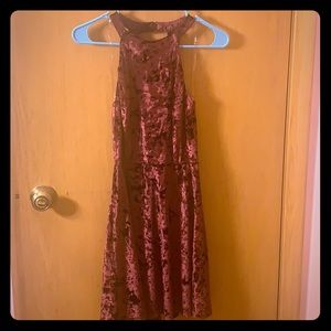 Maroon dress